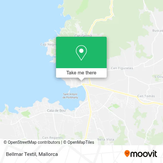 Bellmar Textil map