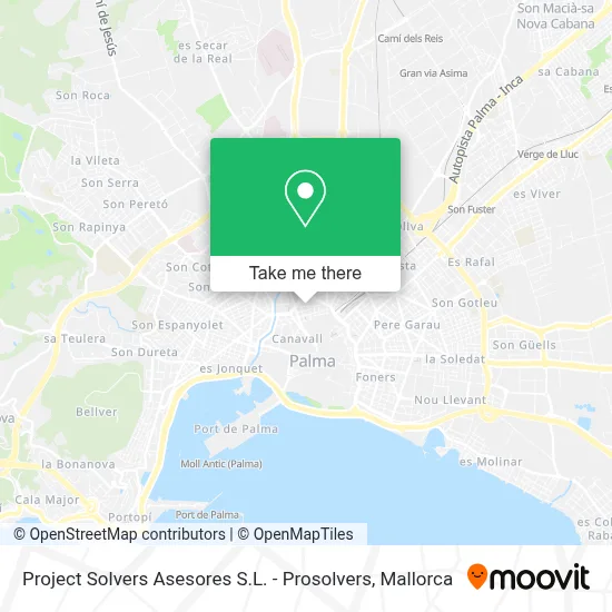 Project Solvers Asesores S.L. - Prosolvers map