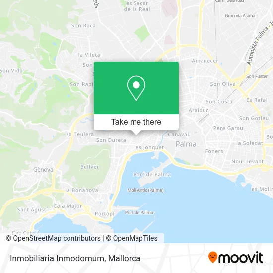 Inmobiliaria Inmodomum map