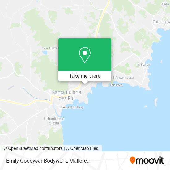 Emily Goodyear Bodywork map