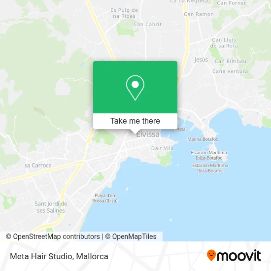 Meta Hair Studio map