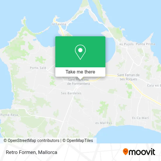 Retro Formen map