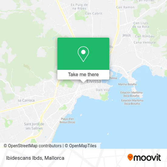 Ibidescans Ibds map