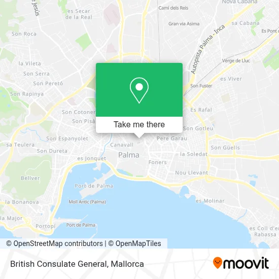 British Consulate General map