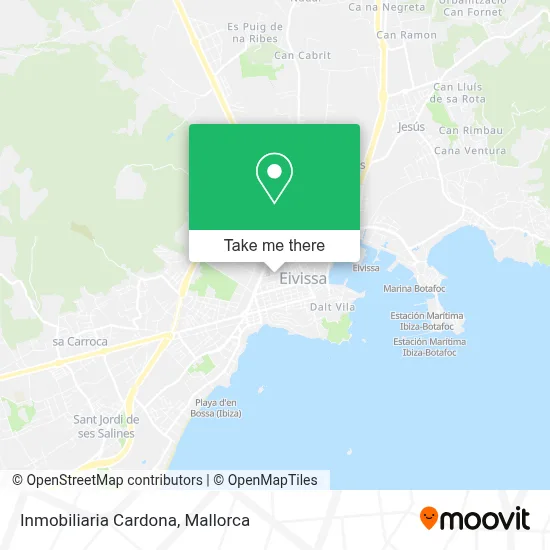 Inmobiliaria Cardona map