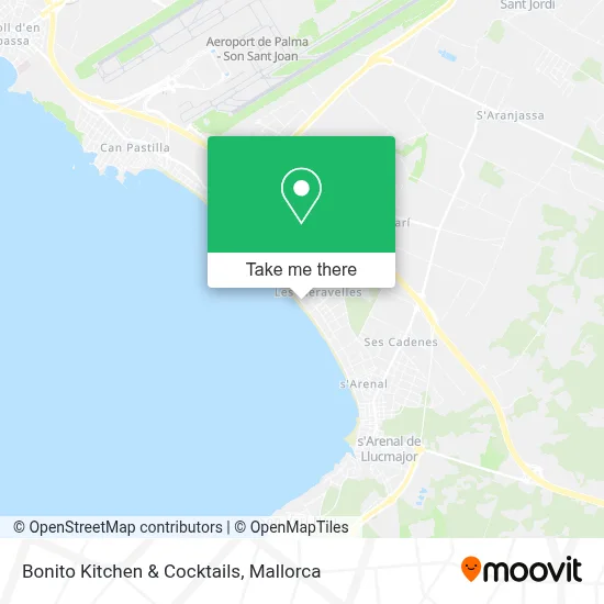 Bonito Kitchen & Cocktails map
