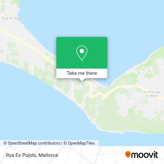 Rya Es Pujols map