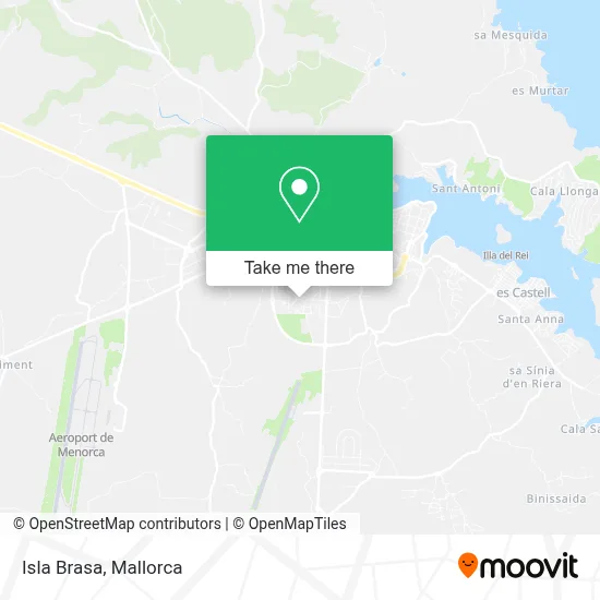 Isla Brasa map