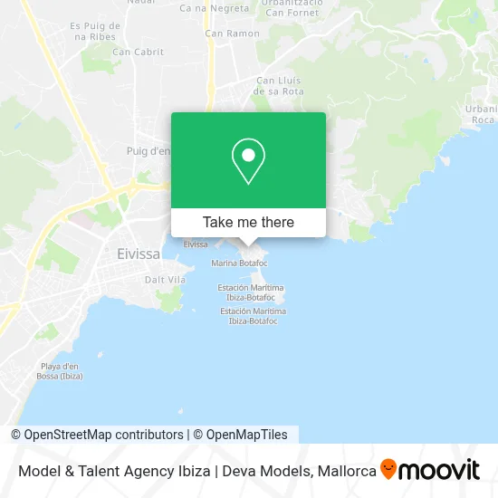Model & Talent Agency Ibiza | Deva Models map