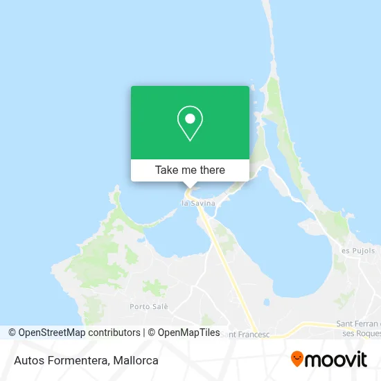Autos Formentera map