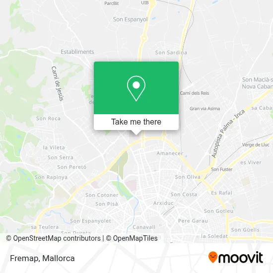 Fremap map