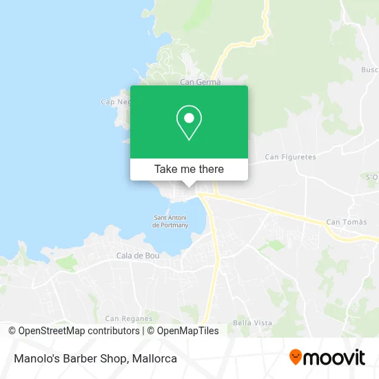 Manolo's Barber Shop map