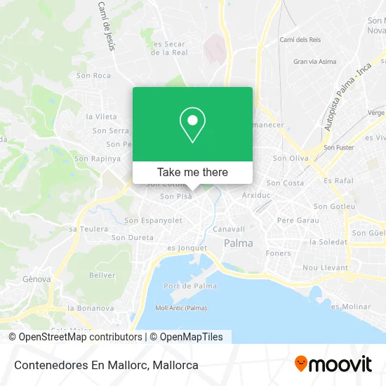 Contenedores En Mallorc map