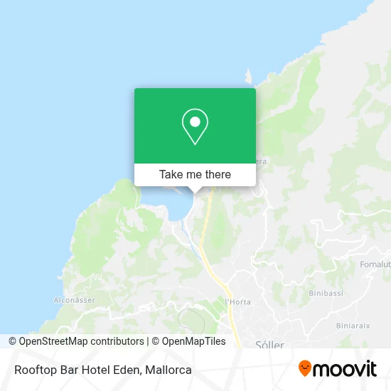 Rooftop Bar Hotel Eden map