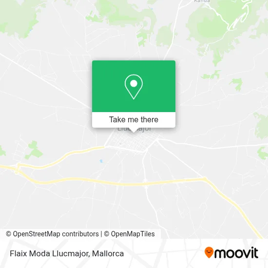 Flaix Moda Llucmajor map