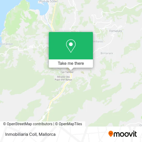 Inmobiliaria Coll map