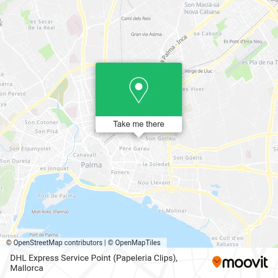 DHL Express Service Point (Papeleria Clips) map