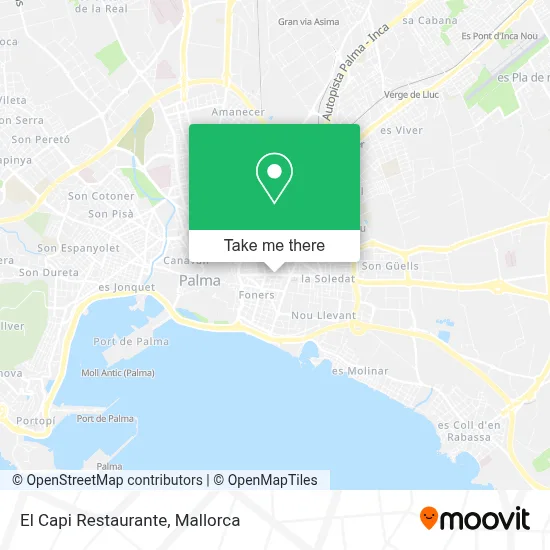 El Capi Restaurante map