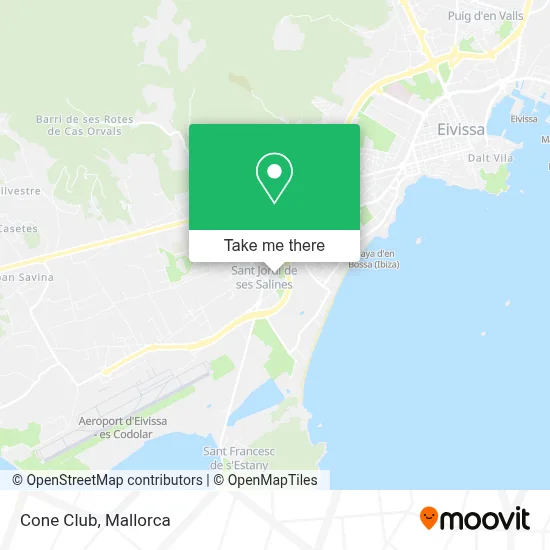 Cone Club map