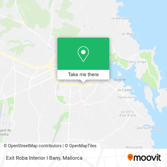 Exit Roba Interior I Bany map