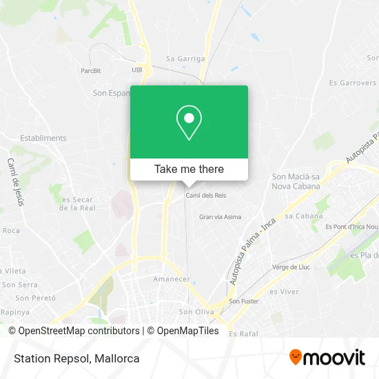 Station Repsol map