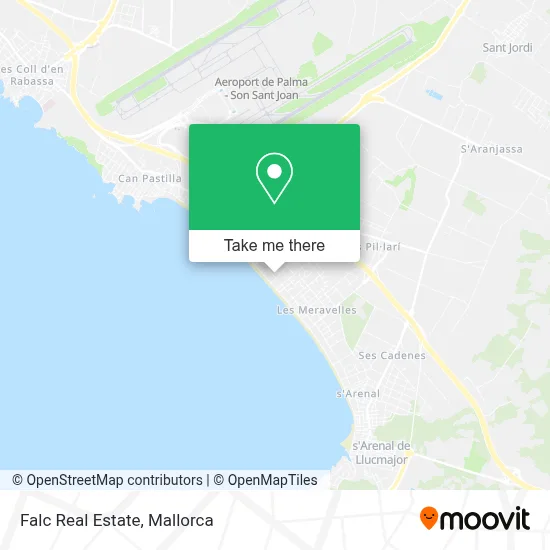 Falc Real Estate map