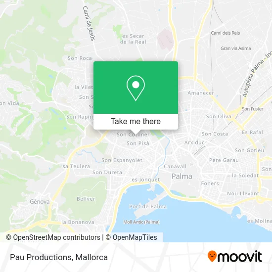 Pau Productions map