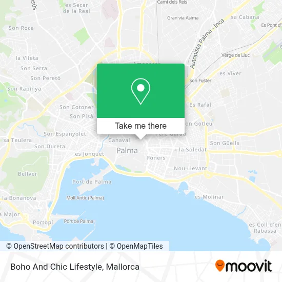 Boho And Chic Lifestyle map