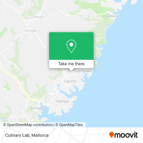 Culinary Lab map