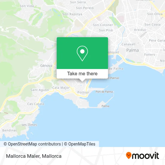 Mallorca Maler map