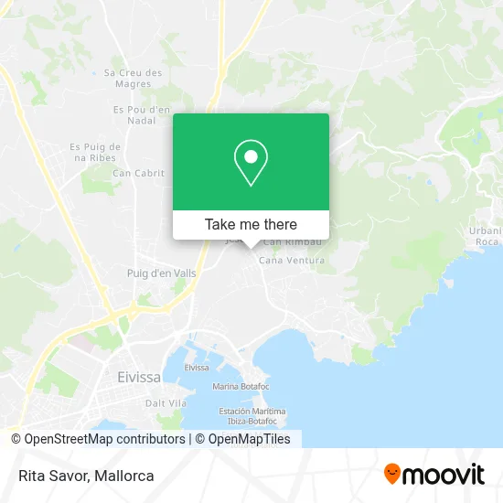 Rita Savor map