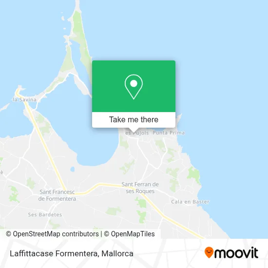 Laffittacase Formentera map