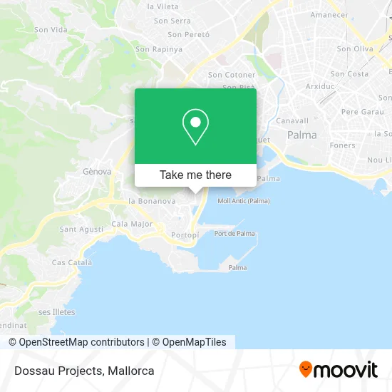 Dossau Projects map