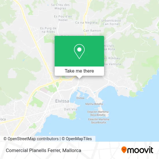 Comercial Planells Ferrer map