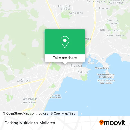 Parking Multicines map