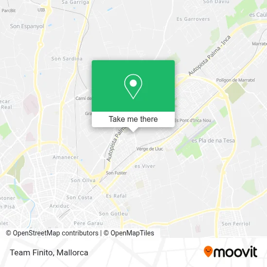 Team Finito map