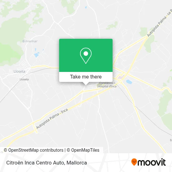 Citroën Inca Centro Auto map
