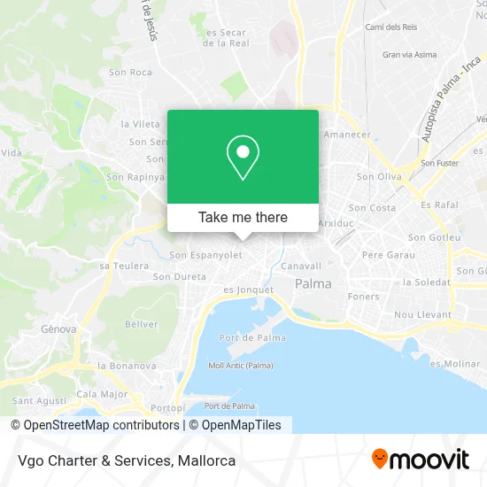 Vgo Charter & Services map