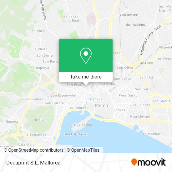 Decaprint S.L map