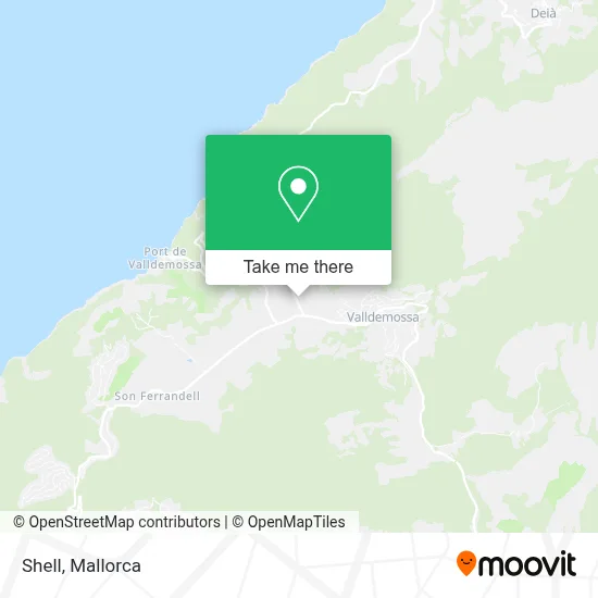 Shell map