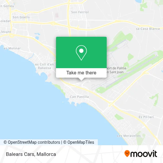 Balears Cars map
