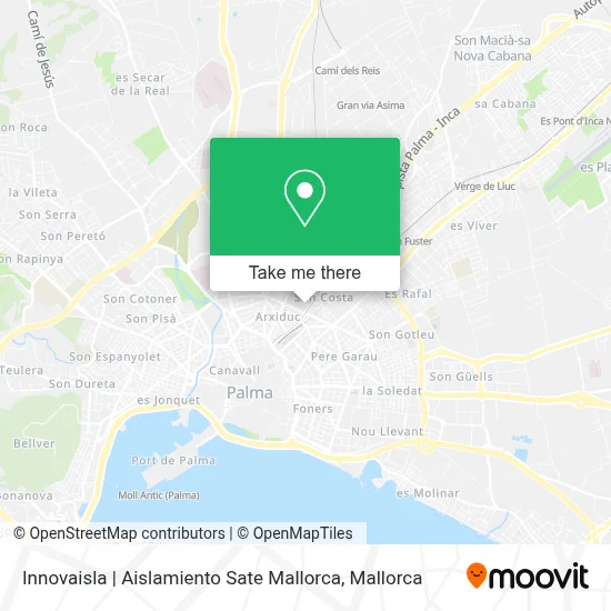Innovaisla | Aislamiento Sate Mallorca map