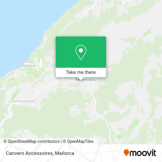 Canvero Accessoires map
