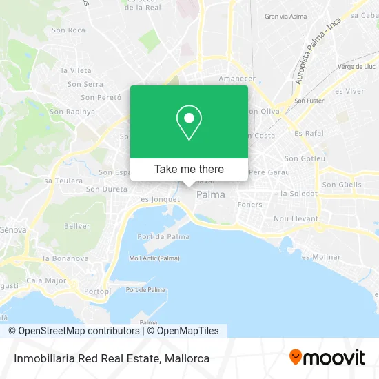 Inmobiliaria Red Real Estate map