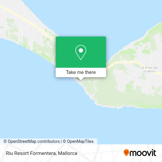 Riu Resort Formentera map