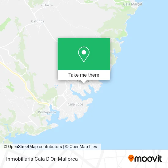 Inmobiliaria Cala D'Or map