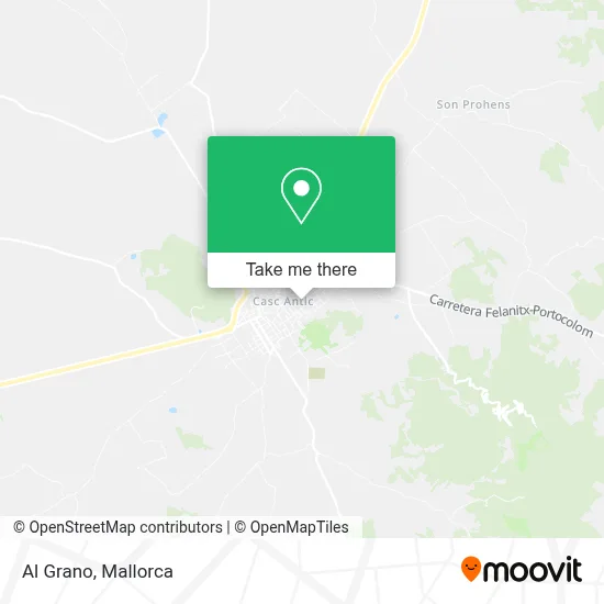 Al Grano map