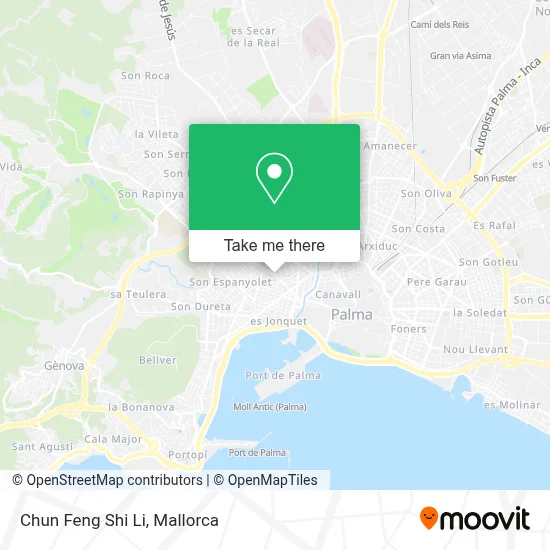 Chun Feng Shi Li map