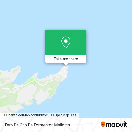 Faro De Cap De Formentor map