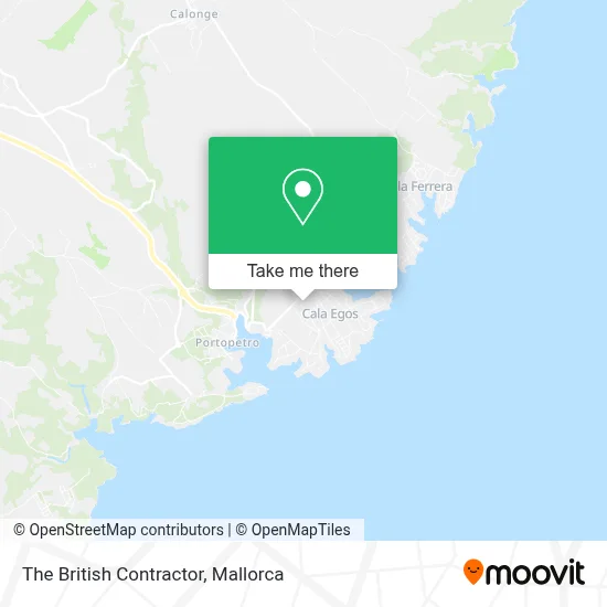 The British Contractor map